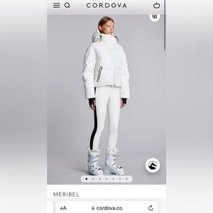 NWT Cordova Meribel Ski Jacket (White, XS)